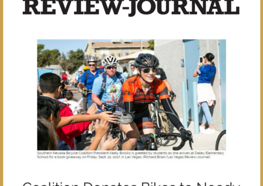 Las Vegas Review-Journal: Coalition Donates Bikes to Needy North Las Vegas Students