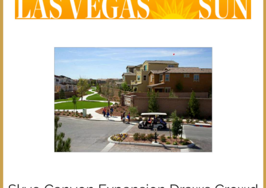 Las Vegas Sun: Skye Canyon Phase 2 First Look