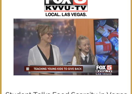 KVVU – FOX5 Las Vegas: Student Gives Ted-Ed Talk to Combat Food Scaricty