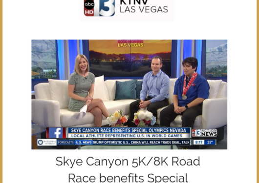 Skye Canyon 5K/8K Road Race benefits Special Olympics Nevada