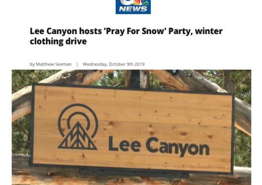 Lee Canyon Hosts ‘Pray for Snow’ Party, winter clothing drive
