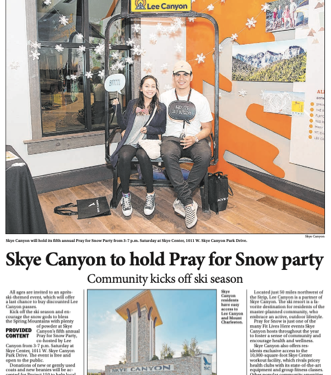 Skye Canyon to Hold Pray for Snow Party